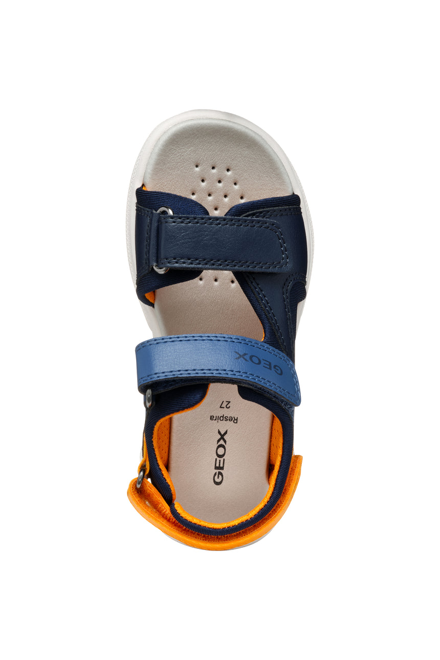 geox sandal airadyum j55f1e01554c0820 navy orange