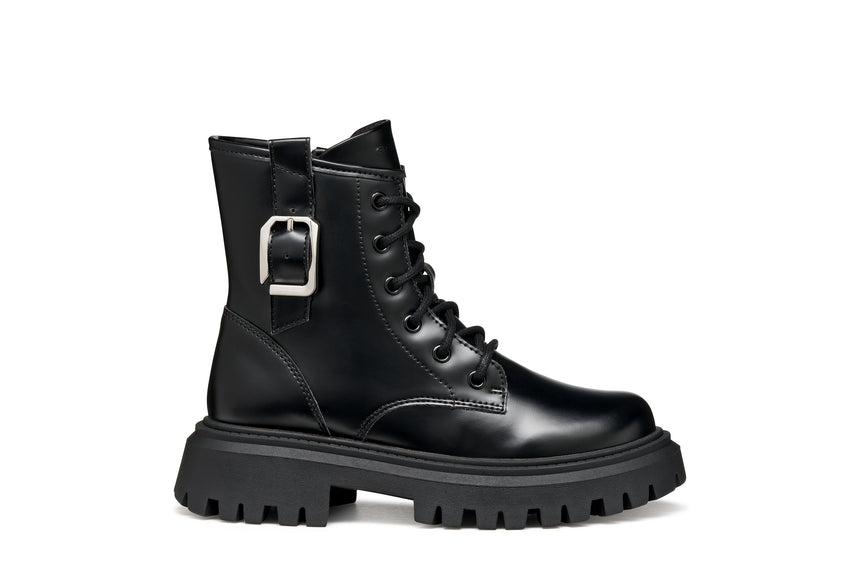 GEOX J56M6C000CNC9999 Παιδικά Μποτάκια Μαύρα