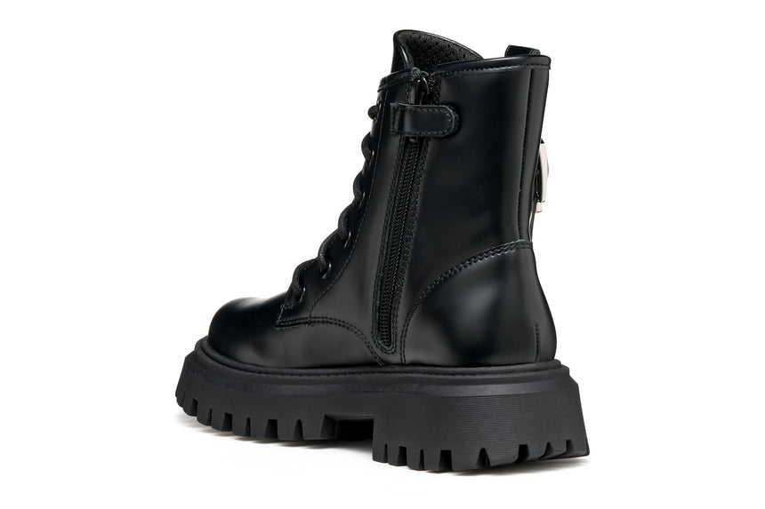 GEOX J56M6C000CNC9999 Παιδικά Μποτάκια Μαύρα