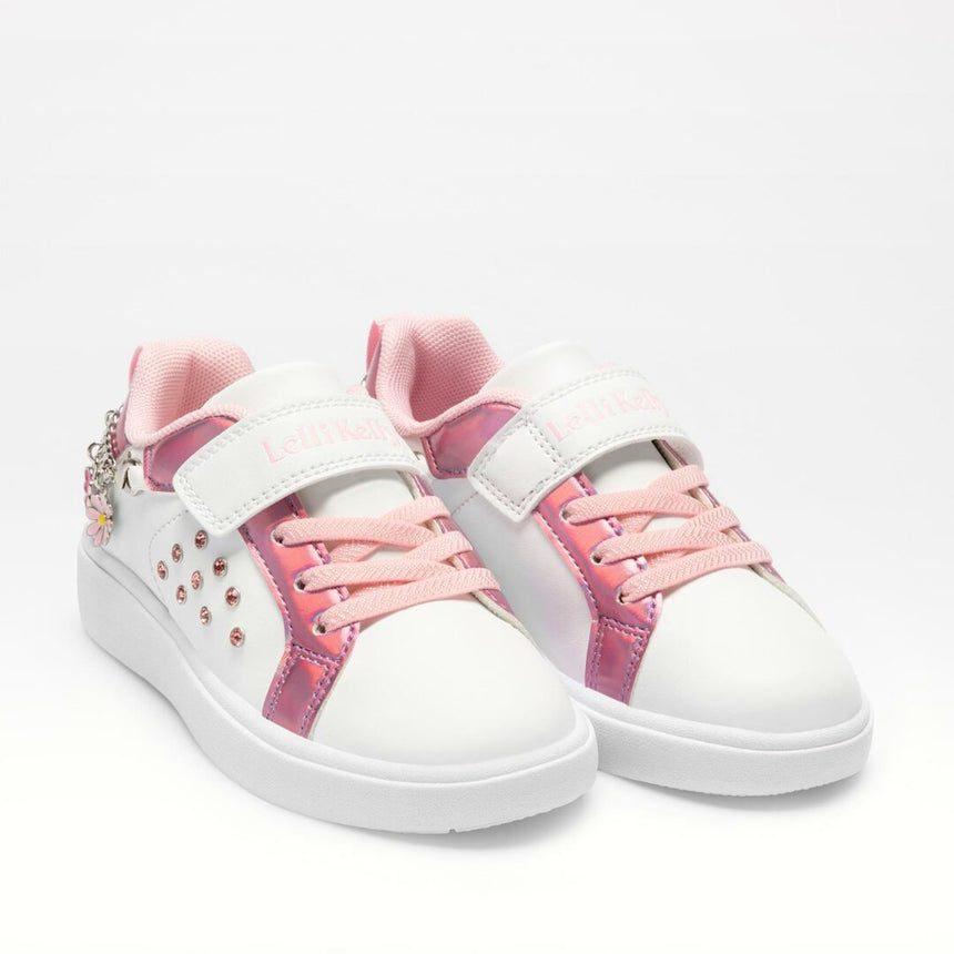 Lelli Kelly Sneakers Gioiello Bianco/Rosa AA70 LKAA3410
