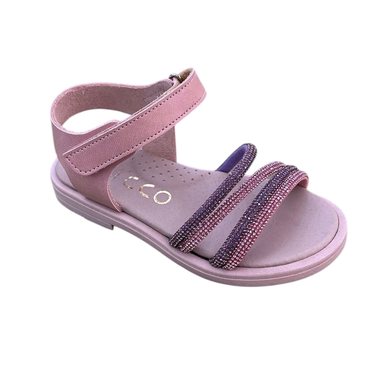 Ricco A30266P4 pink lilac leather sandal