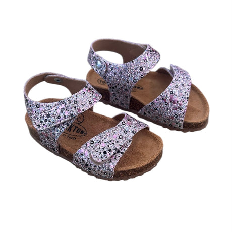 Plakton Slippers patri 860037 glitter m brush plata 4