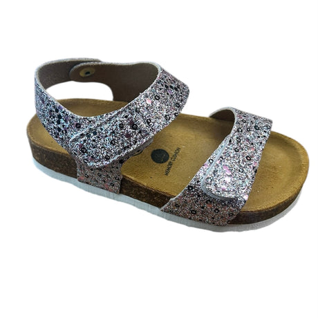 Plakton Sandals sara 135448 glitter m brush plata 4