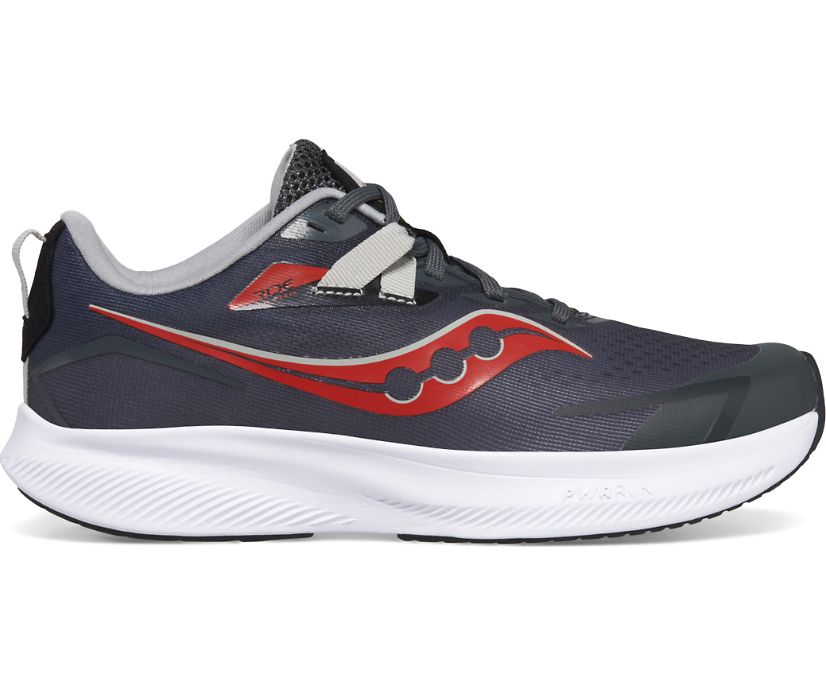 Saucony Sk267265 Ride 15 Grey/Black/Red