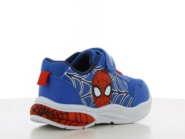 Spiderman αθλητικο με φωτακια μπλε sp014605