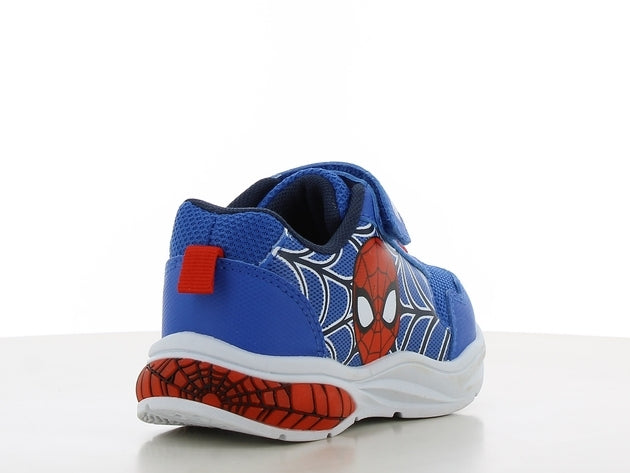Spiderman αθλητικο με φωτακια μπλε sp014605