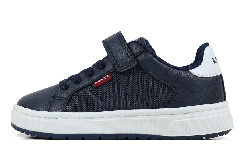Levi's Piper mini Παιδικά Sneakers με velcro Navy Μπλε vpip0012s