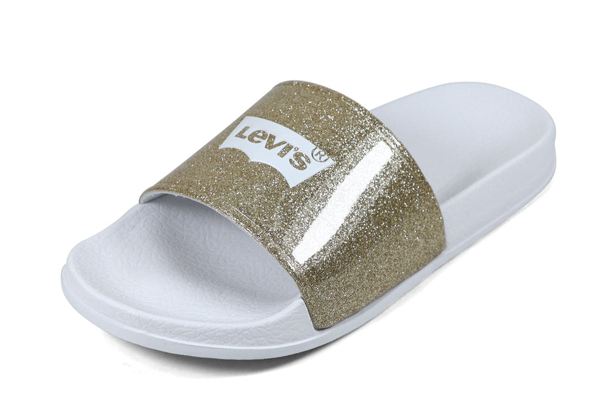 Levi's Παιδικές Σαγιονάρες Slides χρυσο Pool S/vpol0250s 3923