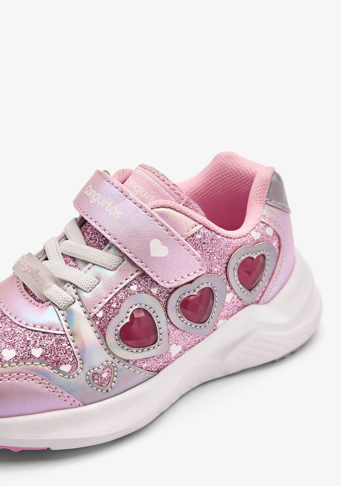 CONGUITOS COSH261030-PINK-25 SNEAKERS WITH LIGHTS PINK