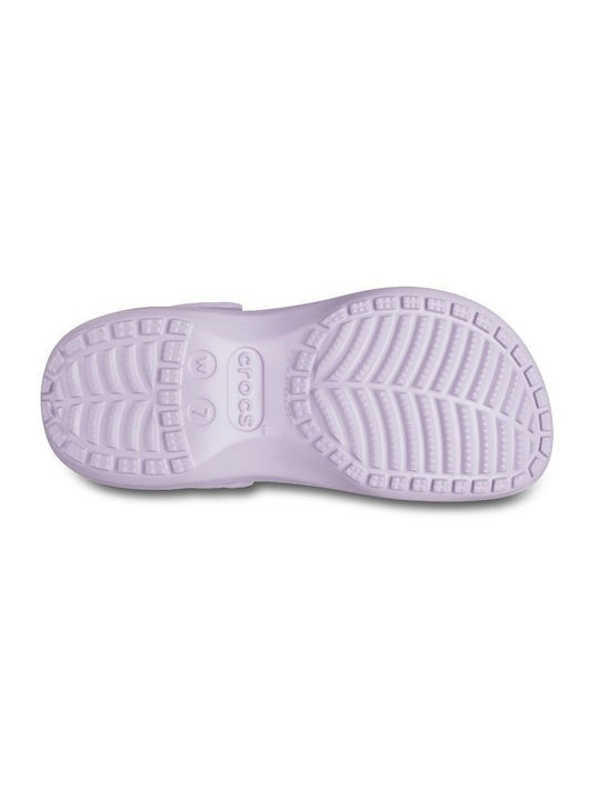 Crocs 206750-5PS CLASSIC PLATFORM mauve mist brume mauve