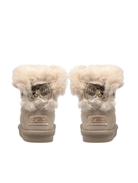 Break & Walk Fur Boots BJSH542084-Bron