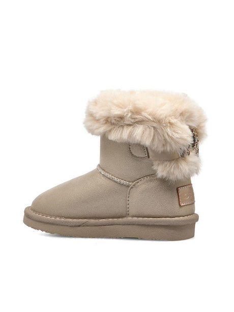 Break & Walk Fur Boots BJSH542084-Bron