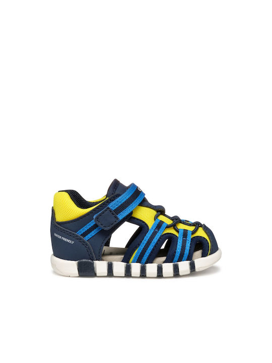 GEOX B555PA-05014-C4502 SANDAL navy-yellow