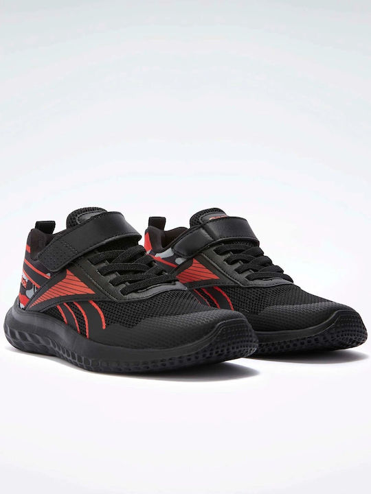 Reebok 100209181 Rush Runner 5 Elastic Lace & Top Strap black-red-grey
