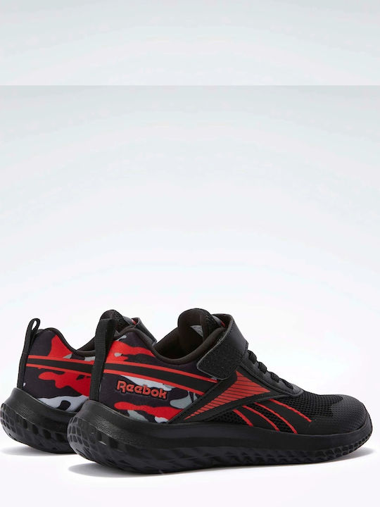 Reebok 100209181 Rush Runner 5 Elastic Lace & Top Strap black-red-grey