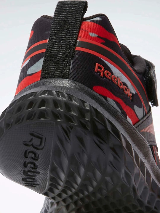 Reebok 100209181 Rush Runner 5 Elastic Lace & Top Strap black-red-grey