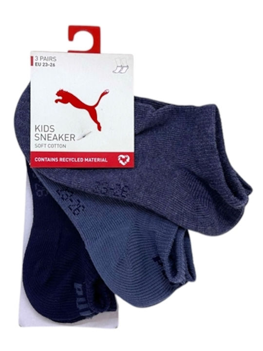 PUMA Αθλητικές Κάλτσες Πολύχρωμες 3 Ζεύγη 701231273 050
