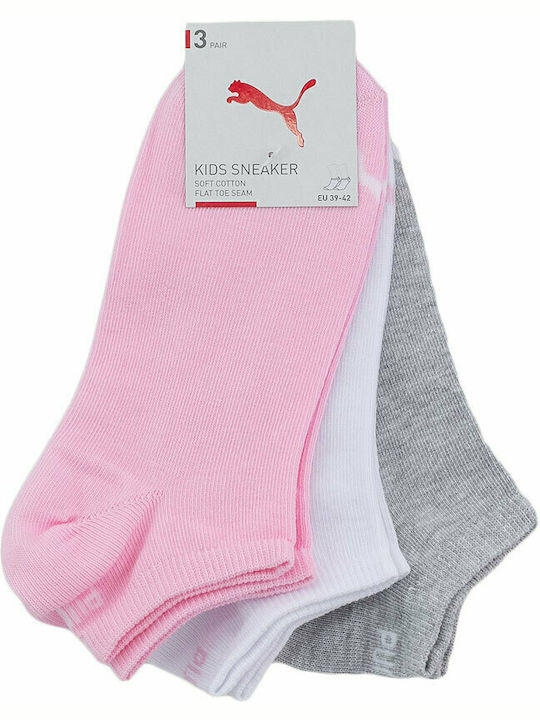 PUMA Αθλητικές Κάλτσες Πολύχρωμες 3 Ζεύγη 701231273 001