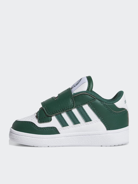 adidasRapid Court Cf Παιδικά Sneakers με velcro JR1023 Πράσινα