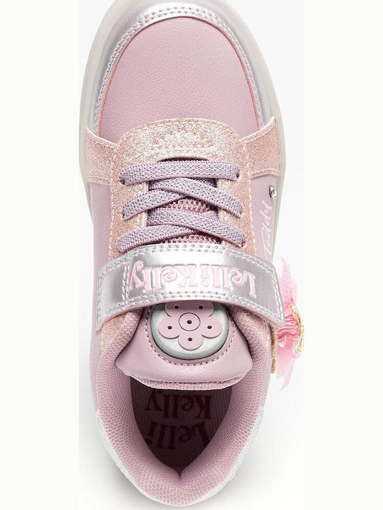 LELLI KELLY LKAA5210-CI01 Mille Stelle Παιδικά Sneakers με Σκρατς & Φωτάκια roza