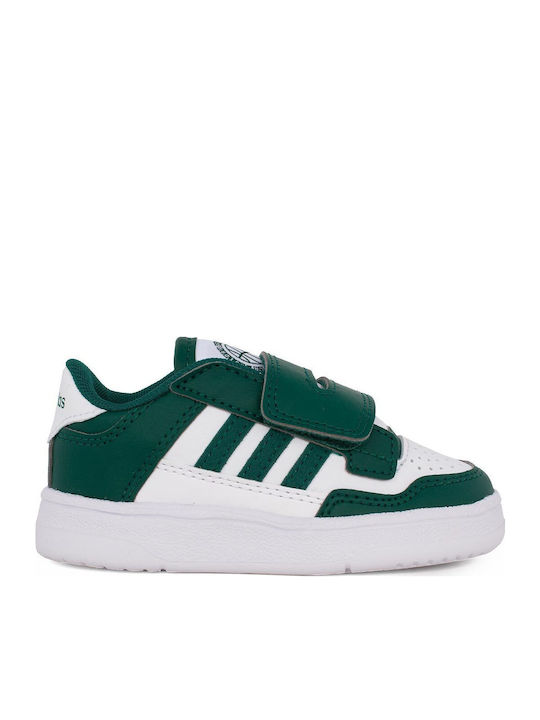 adidasRapid Court Cf Παιδικά Sneakers με velcro JR1023 Πράσινα