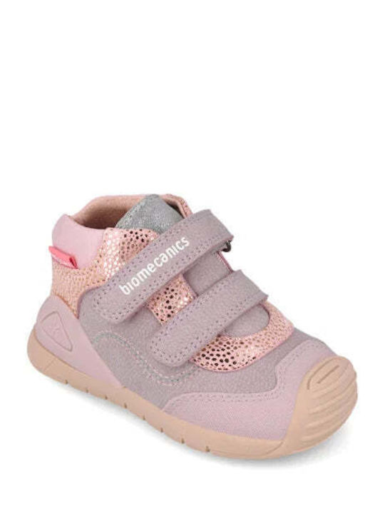 Biomecanics Παιδικά Sneakers High Ανατομικά με Σκρατς 261133-b376 LILIUM