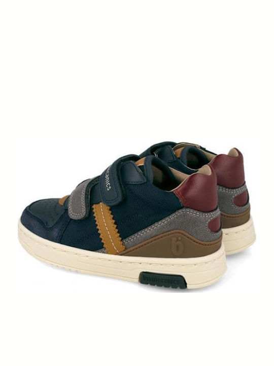 Biomecanics Παιδικά Sneakers High Ανατομικά με Σκρατς 261211-a183 OCEAN