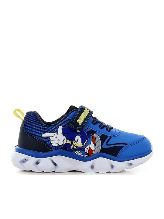 Παιδικά Sneakers Sonic με Φωτάκια Μπλε sc001555