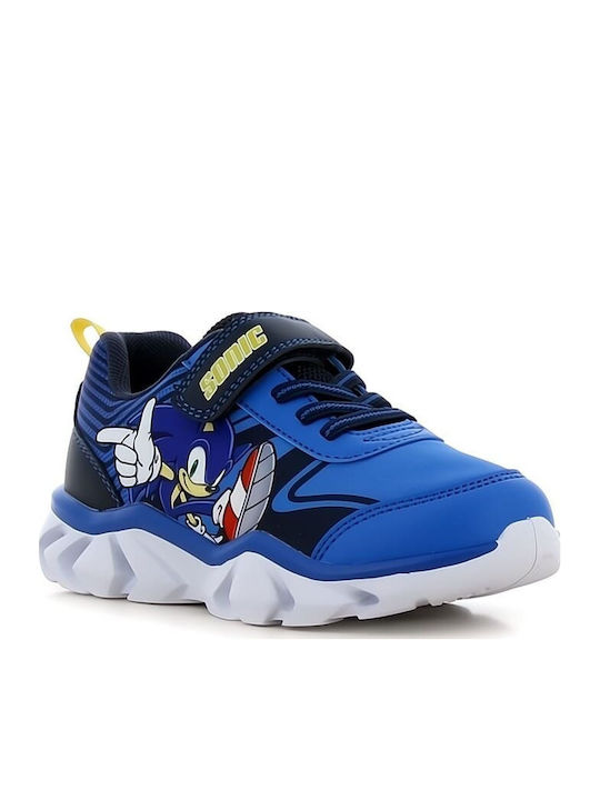 Παιδικά Sneakers Sonic με Φωτάκια Μπλε sc001555