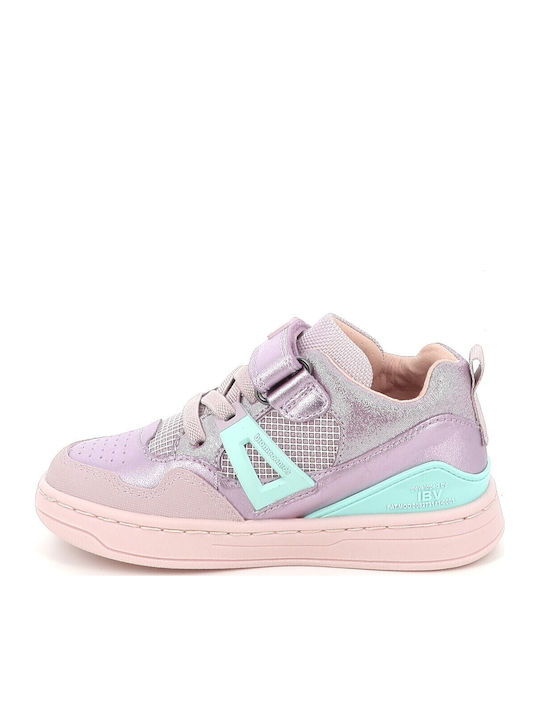 Biomecanics Παιδικά Sneakers High Ανατομικά με Σκρατς 261212-c854 VIOLETA