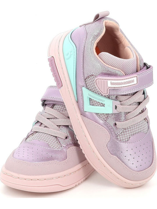 Biomecanics Παιδικά Sneakers High Ανατομικά με Σκρατς 261212-c854 VIOLETA