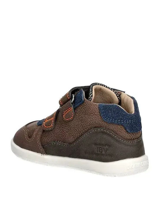 Biomecanics Παιδικά Sneakers High Ανατομικά με Σκρατς 261152-b903 CHOCO