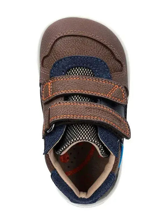 Biomecanics Παιδικά Sneakers High Ανατομικά με Σκρατς 261152-b903 CHOCO