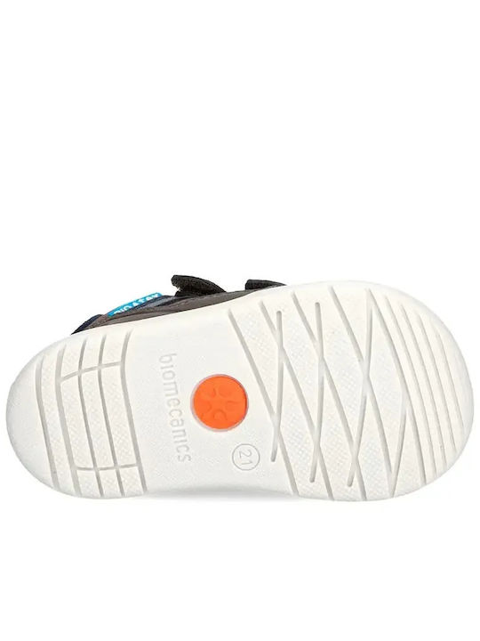 Biomecanics Παιδικά Sneakers High Ανατομικά με Σκρατς 261152-b903 CHOCO