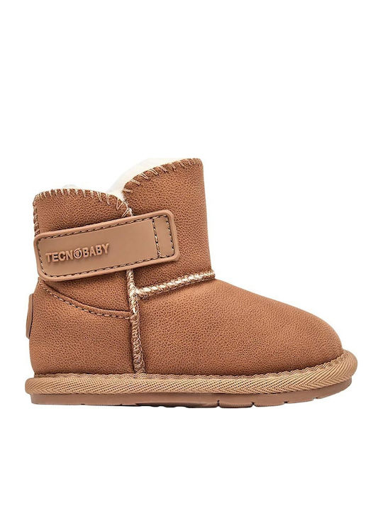 Conguitos Γούνινα Μποτάκια Barefoot Με Βελκρο TESH501011-LPIN