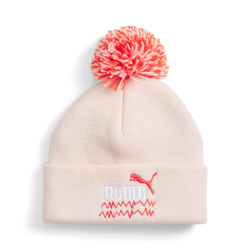 Puma Παιδικο Σκουφακι Mixmatch Pom Pom Beanie Frosty Pink-Aop