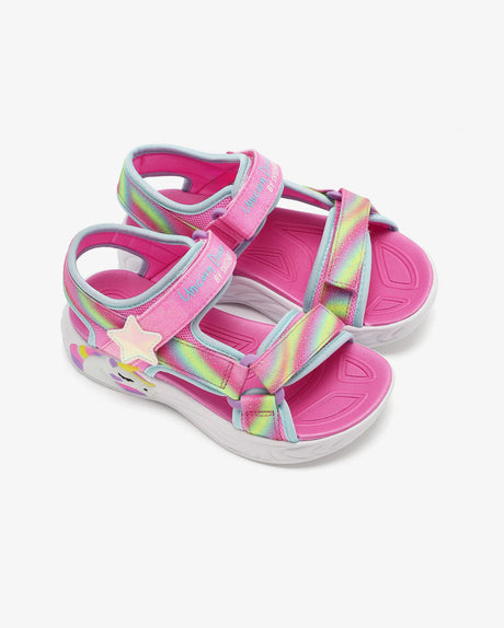 SKECHERS 303107L/PKMT SANDAL με φώτακια dreamy unicorns