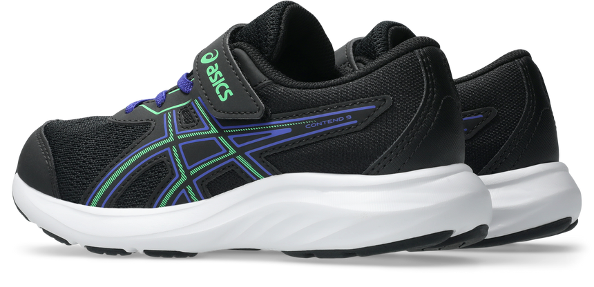 Asics παιδικο αθλητικο contend 9 ps 1014a338-009 black vital green