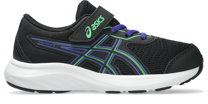 Asics παιδικο αθλητικο contend 9 ps 1014a338-009 black vital green