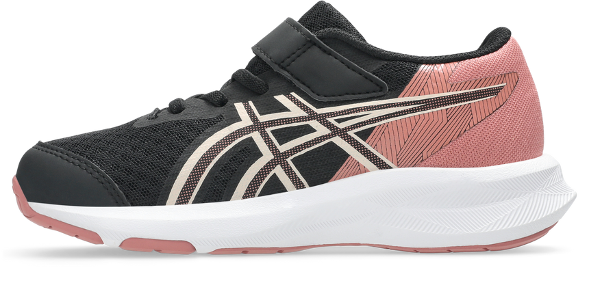 Asics patriot 14 ps παιδικο αθλητικο κοριτσι black/pearl pink 1014a391-001