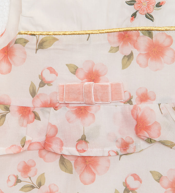 Restart for Kids Βρεφικό Φόρεμα για Κορίτσι Φλοράλ 26-10815