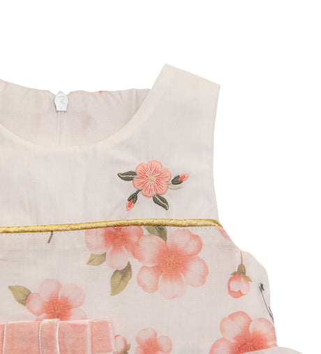 Restart for Kids Βρεφικό Φόρεμα για Κορίτσι Φλοράλ 26-10815