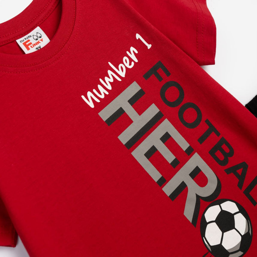 Funky for kids 125-301113-2 σετ αγορι red-black