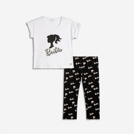 Funky for kids 125-539114-1 girl's set white-black