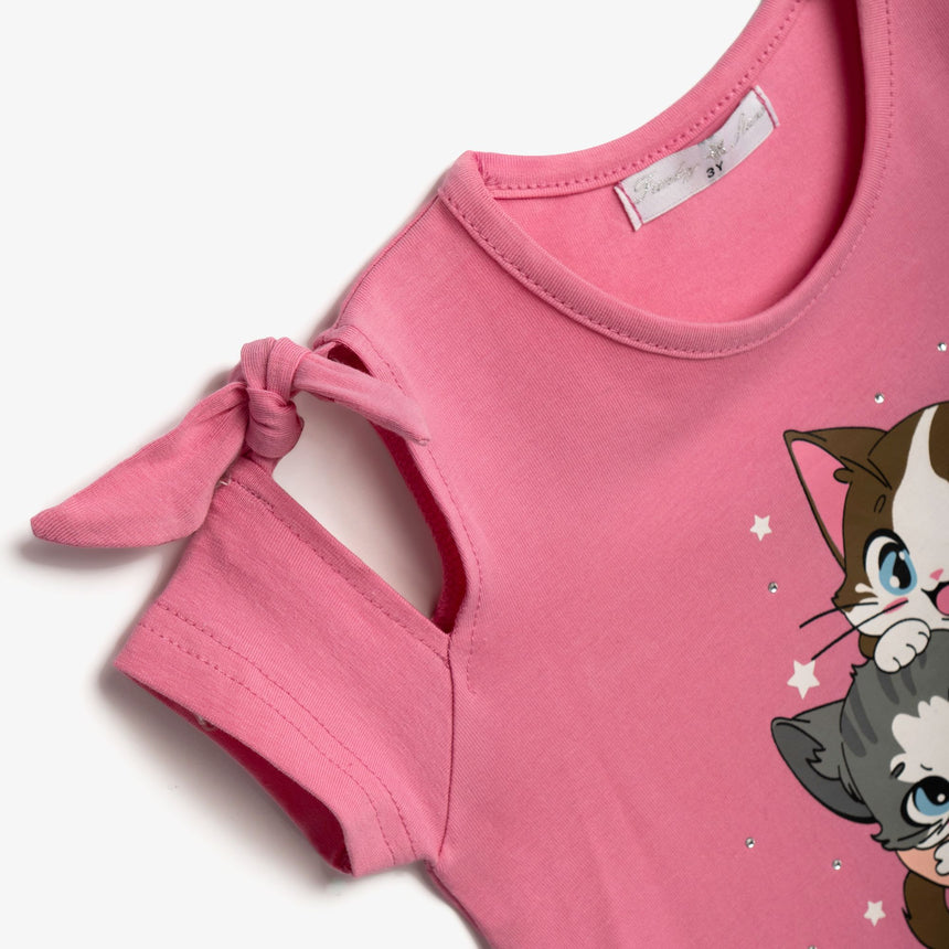 FUNKY ΣΕΤ ΜΠΛΟΎΖΑ+ΚΆΠΡΙ BEBE ΚΟΡΊΤΣΙ 126-739100-1