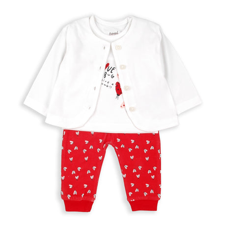 Babybol 150100 σετ κορίτσι 3τμχ rojo