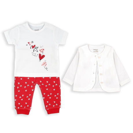 Babybol 150100 σετ κορίτσι 3τμχ rojo