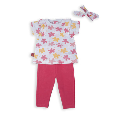 Babybol 151051 girl's set 3pcs fucsia
