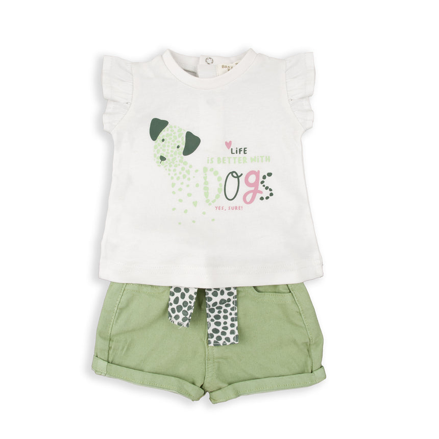 Babybol 151601 σετ κορίτσι verde agua