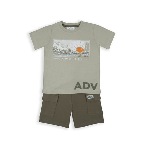 Babybol 152309 boy's set khaki